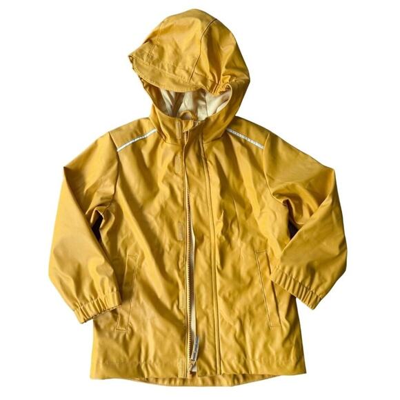 Cat & Jack Rain Coat Lined Yellow XS 4/5 - Picture 1 of 8